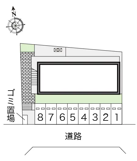 ★手数料０円★横浜市泉区上飯田町　月極駐車場（LP）